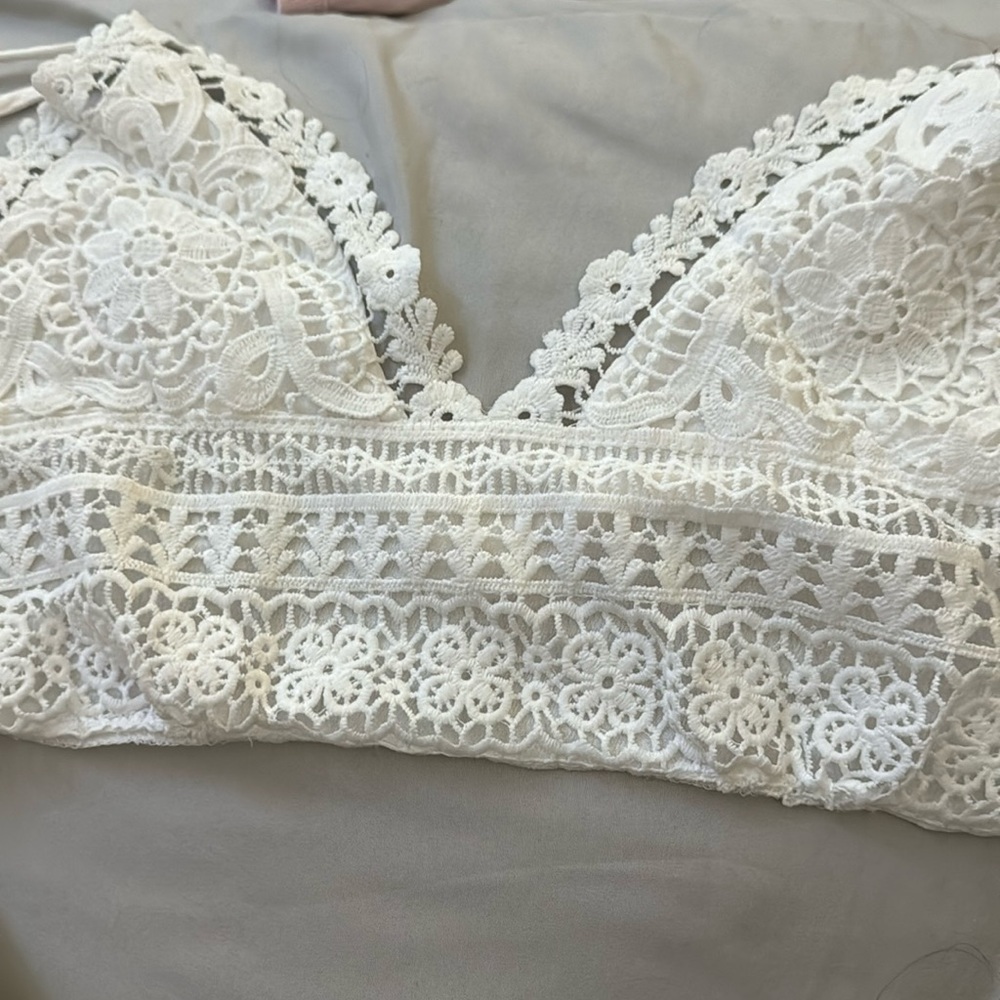 Tank top that ties in the back.